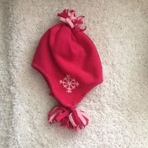 Baby Gap Toddler Winter Snowflake Hat with Tassle Pompom: Size 12-24 mos